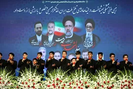 «مراسم وداع» مردم با رئیس جمهور در مصلی