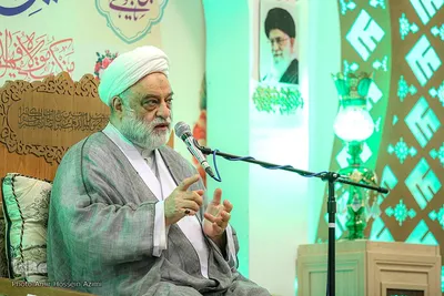 مراسم شب ولادت امام موسی کاظم(ع) در حرم مطهر