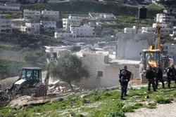 Cisjordanie : manifestation anti-colonisation à Silwan