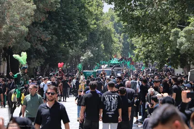 مراسم عزاداری عاشورا در همدان‎