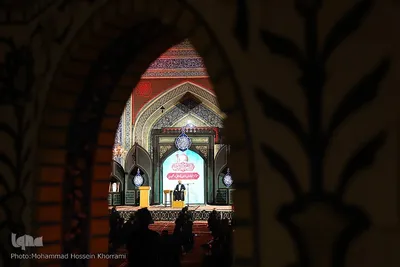 مراسم عزاداری شب شهادت امام رضا(ع) در حرم مطهر رضوی