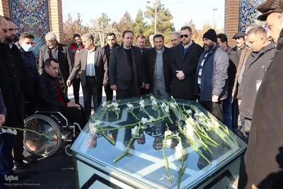گرامیداشت روز پدر در جوار مزار شهدای ارومیه‎