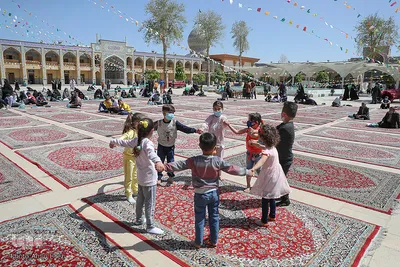 تحویل سال نو در شاهچراغ (ع)