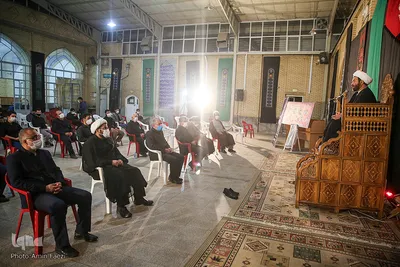 مراسم عزاداری هیئت بسیج رسانه فارس