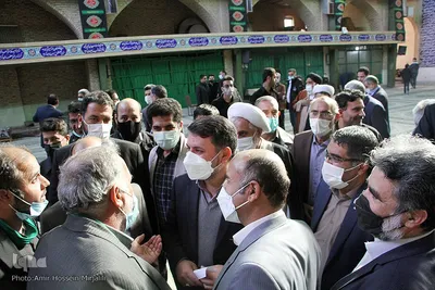حضور فاطمی استاندار یزد در نماز جمعه شهر شاهدیه‎‎