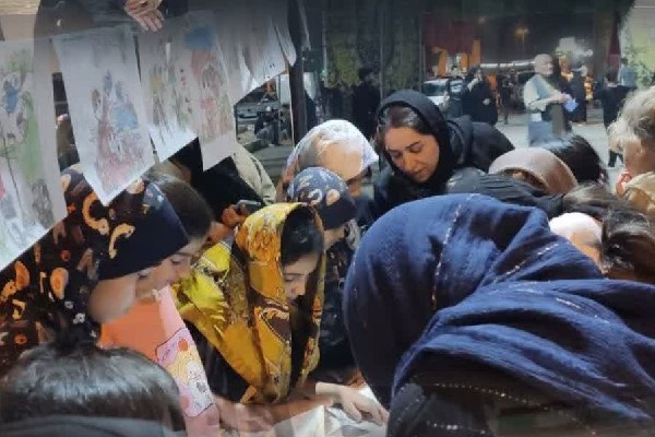خدمت قرآنی در ایام اربعین حسینی در منطقه کمالوند خرم‌آباد