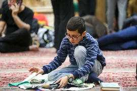 مراسم اعتکاف در مسجد جامع امام صادق (ع)