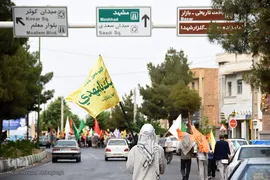 کاروان زائران پیاده امام رضا(ع)