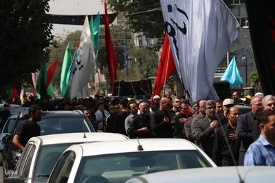 عزاداری خیابانی دانش‌آموزان و فرهنگیان ارومیه‎