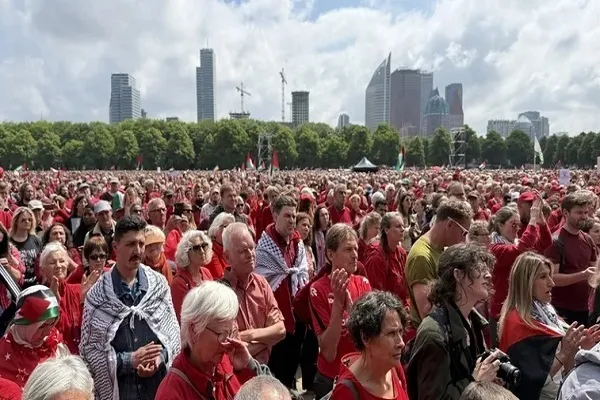 Une manifestation historique aux Pays-Bas en soutien à Gaza