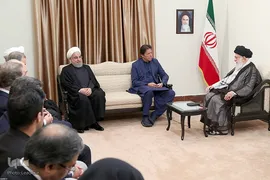 دیدار نخست‌وزیر پاکستان با رهبر انقلاب