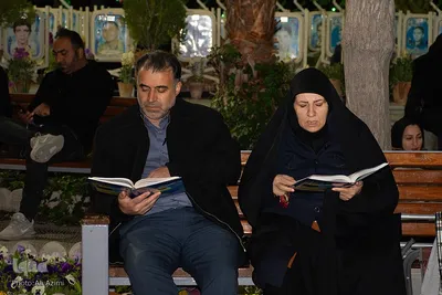 حال و هوای شب ۱۹ رمضان در گلستان شهدای اصفهان