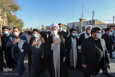 راهپیمایی و سوگواری "عاشقان باب الحوائج" در سومین حرم اهل بیت (ع)
