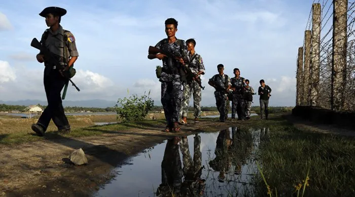 Myanma qoşunları iki dövlət arasındakı sərhədə mina yerləşdirir