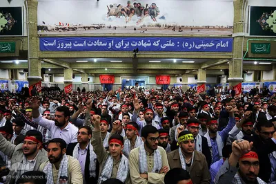 دیدار نوجوانان و جوانان عازم راهیان نور با مقام معظم رهبری