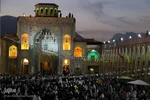 مراسم تحویل سال نو در حرم مطهر شاهچراغ (ع) شیراز‎