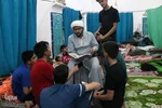 اعتکاف دانش آموزی در مسجد جامع یزد‎