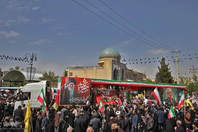 تشییع پیکر سرلشکر شهید مجید خادمی و ۵ تن از شهدای اقتدار در شیراز