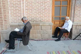 مراسم دعای عرفه در آستان مقدس حضرت سید حمزه(ع) تبریز
