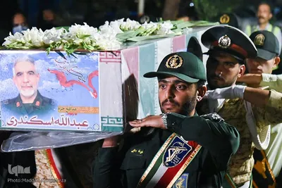 استقبال از پیکر مطهر شهید مدافع حرم «شهید عبدالله اسکندری» در شیراز‎‎