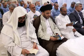 کمیل با شکوه زائران ایرانی در کنار حرم نبوی(ص)