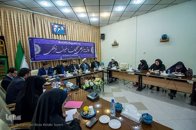 ⁨نشست خبری همایش بین المللی نخبگان و سفیران فرهنگی همدان 2018