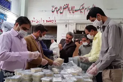 عیدانه هیأت ابوالفضلی بیرجند به مدافعین سلامت