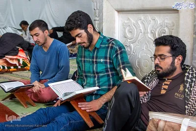 اعتکاف در مسجد آقابابا خان