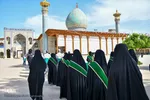تجدید میثاق خدام امام رضا با حضرت شاهچراغ (ع)