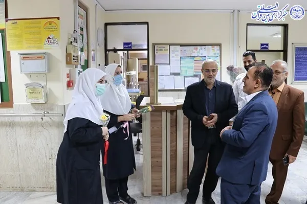 دیدار فرماندار بابلسر با پرستاران ،به مناسبت میلاد حضرت زینب کبری(ع) و روز پرستار