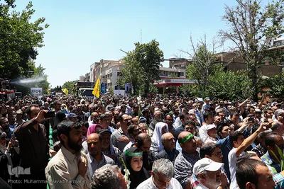 تشییع پیکر مطهر شهدای حادثه تروریستی تهران