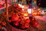 شب یلدا در جوار شهدای حرم شاهچراغ(ع)