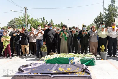 تشییع پیکر "شهید سید احمد قریشی" در کرج