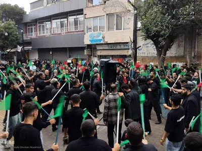 مراسم "محفل اشک"ویژه تاسوعای حسینی در اهر
