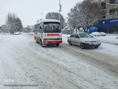 تشدید بارش برف در شهرستان اهر
