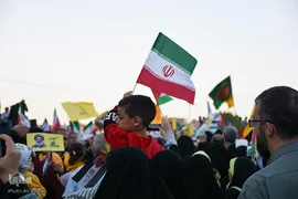 تجمع بزرگ مردم اصفهان در حمایت از عملیات «وعده صادق ۲»