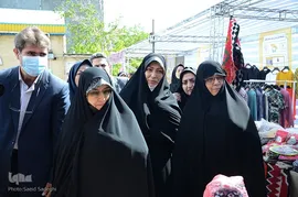 بازدید معاون رئیس جمهور در امور زنان و خانواده از نمایشگاه طرح ملی توسعه مشاغل خانگی‎‎