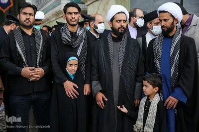 تشییع پیکر شهید حجت‌الاسلام محمد اصلانی در حرم مطهر رضوی