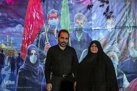 جاماندگان اربعین حسینی در حرم حضرت شاهچراغ‌(ع) در شیراز