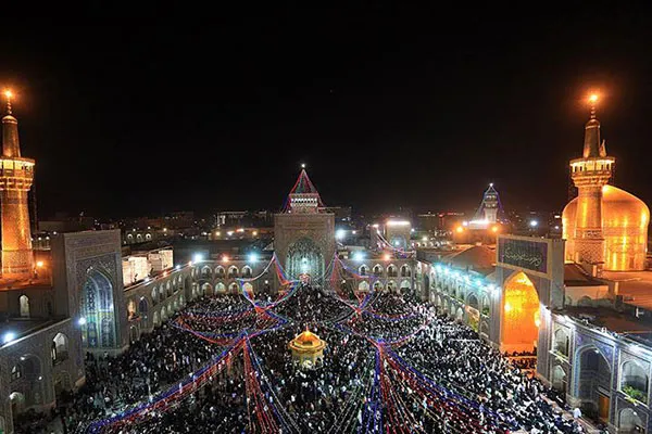 جشن میلاد امام هادی(ع) در حرم مطهر رضوی