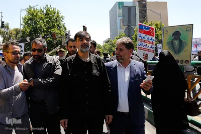 حضور شخصیت ها و مسئولین نظام در راهپیمایی روز قدس