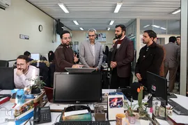 بازدید مسئول دارالقرآن بسیج از ایکنا