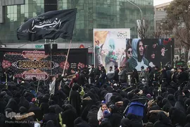 تجمع عزاداران فاطمی در میدان فاطمی