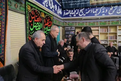 حضور رئیس جمهور در آیین‌های عاشورایی تبریز