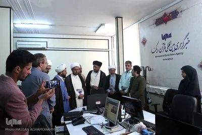 بازدید هیات فعالان قرآنی استان بصره عراق از ایکنا