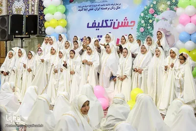 جشن تکلیف دختران دانش‌آموز در اهواز