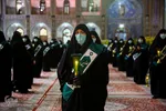 مراسم خطبه خوانی شب شهادت امام رضا(ع) در حرم رضوی‎
