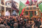 مراسم نخل‌برداری در حسینیه نظر کرده یزد‎