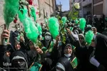 گلباران حرم های مطهر حضرت شاهچراغ (ع) و حضرت «ام احمد (س)»