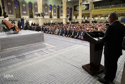 دیدار معلمان و فرهنگیان با رهبر انقلاب